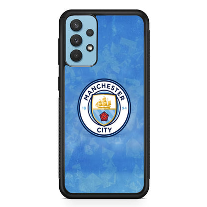 Manchester City Blue Abstract Samsung Galaxy A32 Case