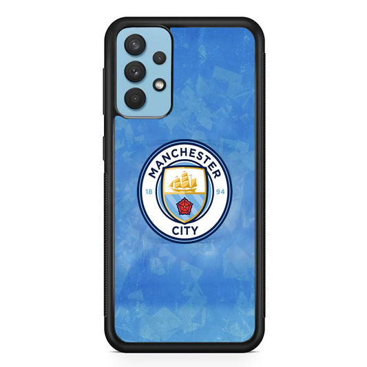 Manchester City Blue Abstract Samsung Galaxy A32 Case