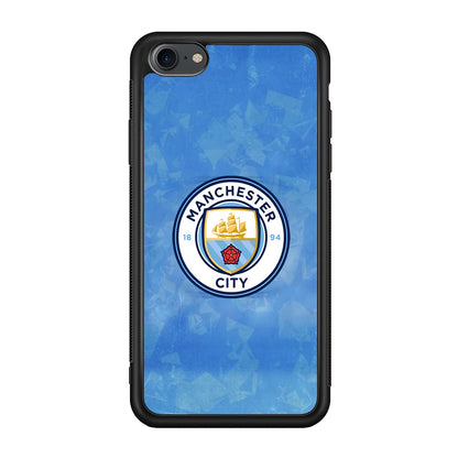 Manchester City Blue Abstract iPhone 8 Case