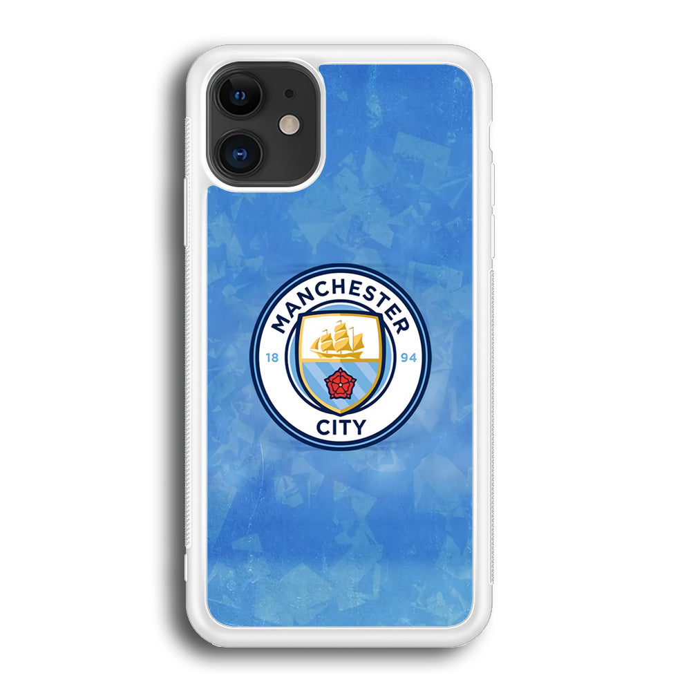 Manchester City Blue Abstract iPhone 12 Case