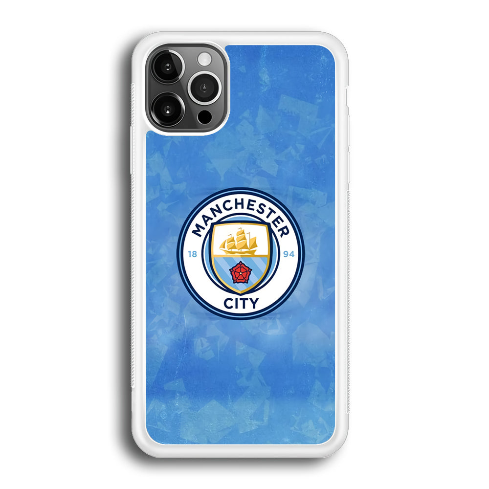 Manchester City Blue Abstract iPhone 12 Pro Case