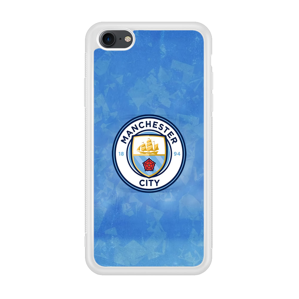 Manchester City Blue Abstract iPhone 8 Case