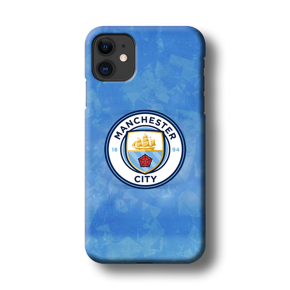 Manchester City Blue Abstract iPhone 11 Case