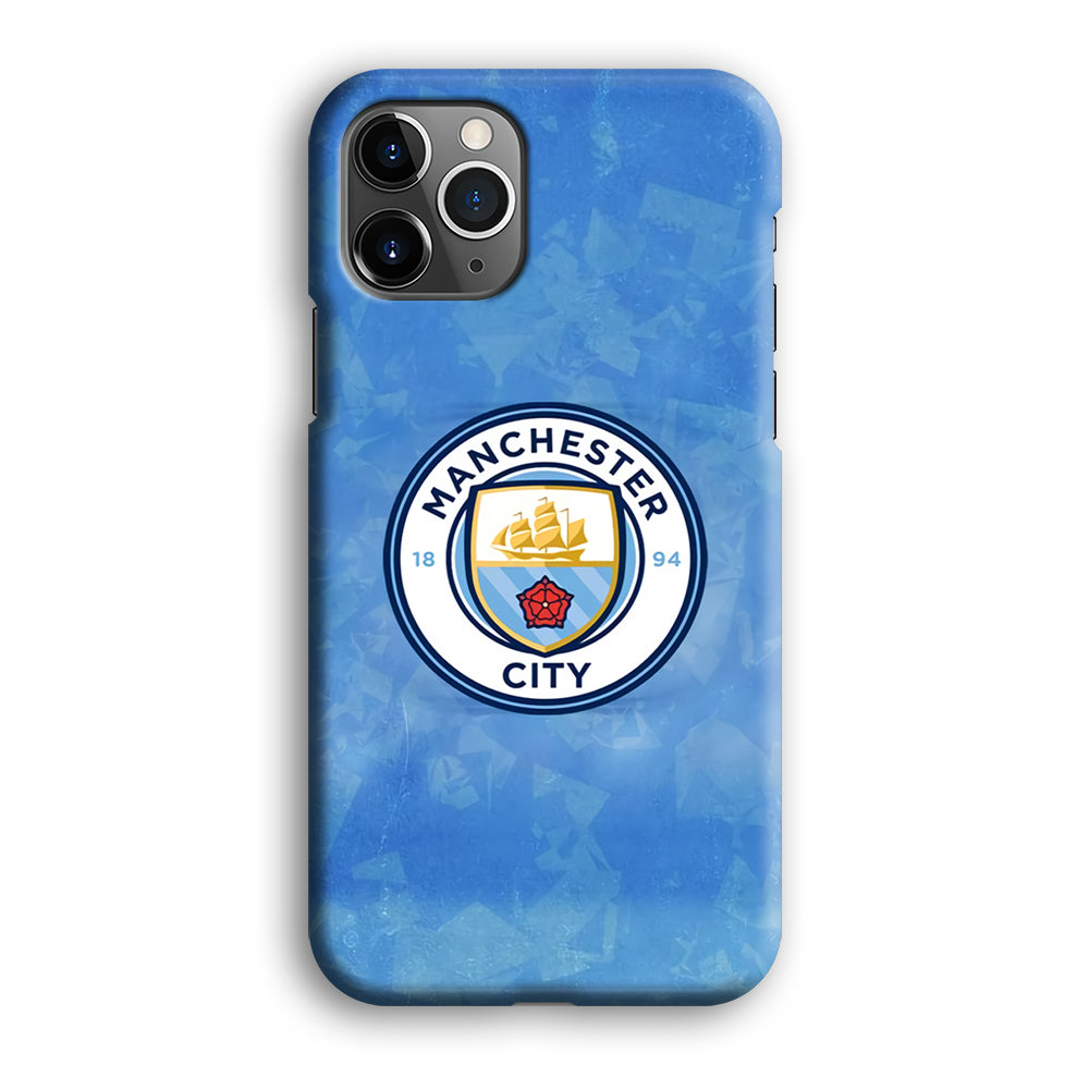 Manchester City Blue Abstract iPhone 12 Pro Case