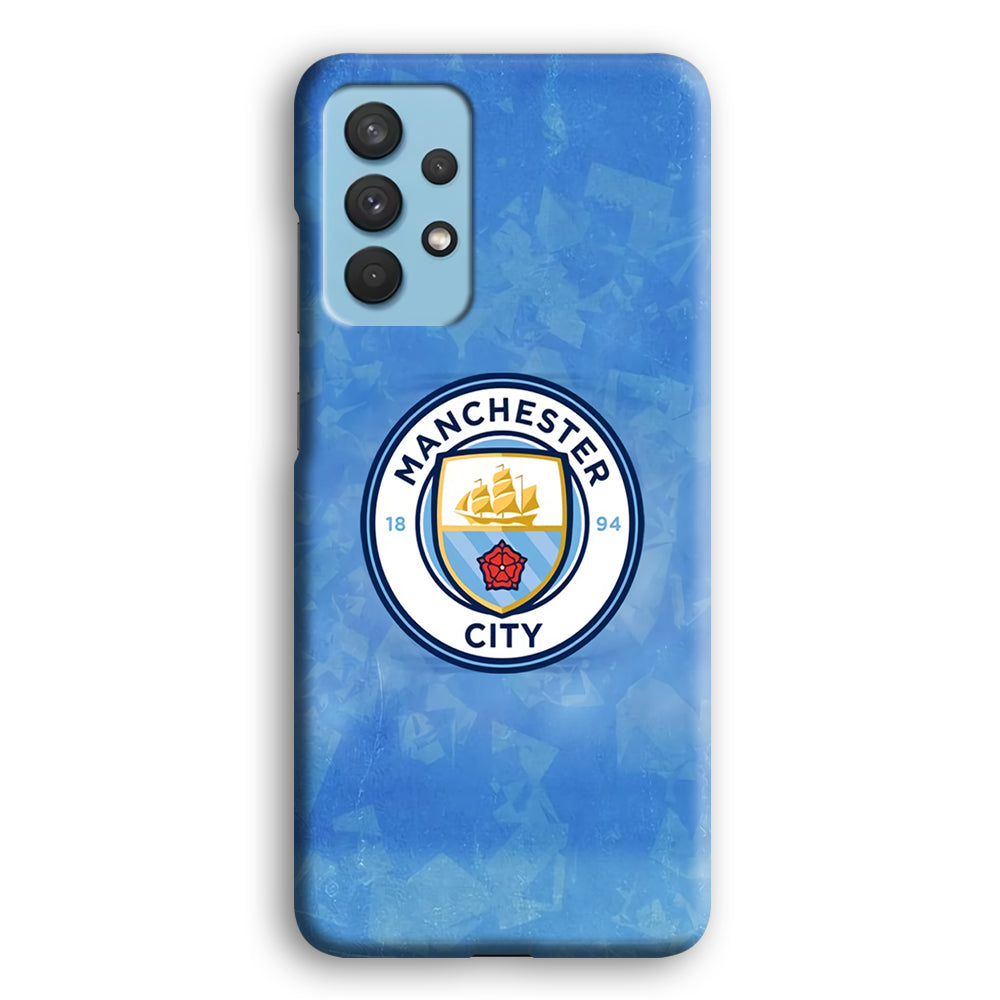 Manchester City Blue Abstract Samsung Galaxy A32 Case