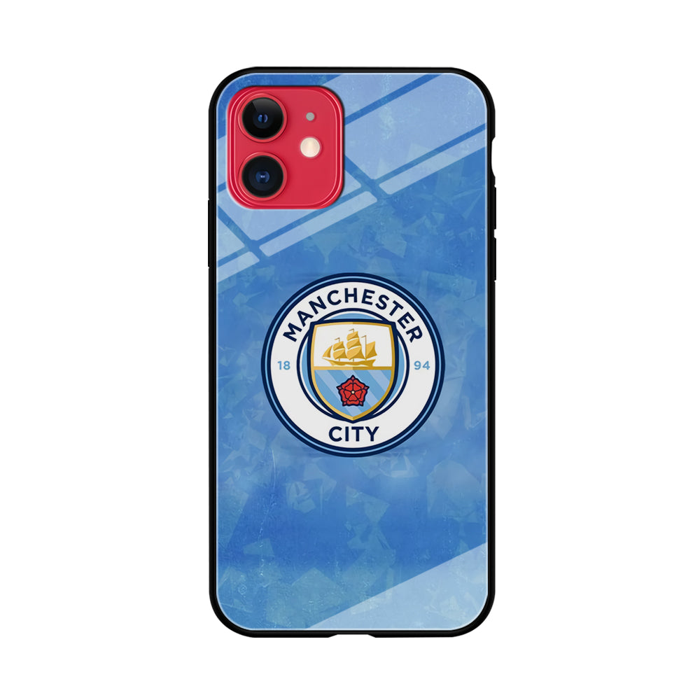 Manchester City Blue Abstract iPhone 11 Case