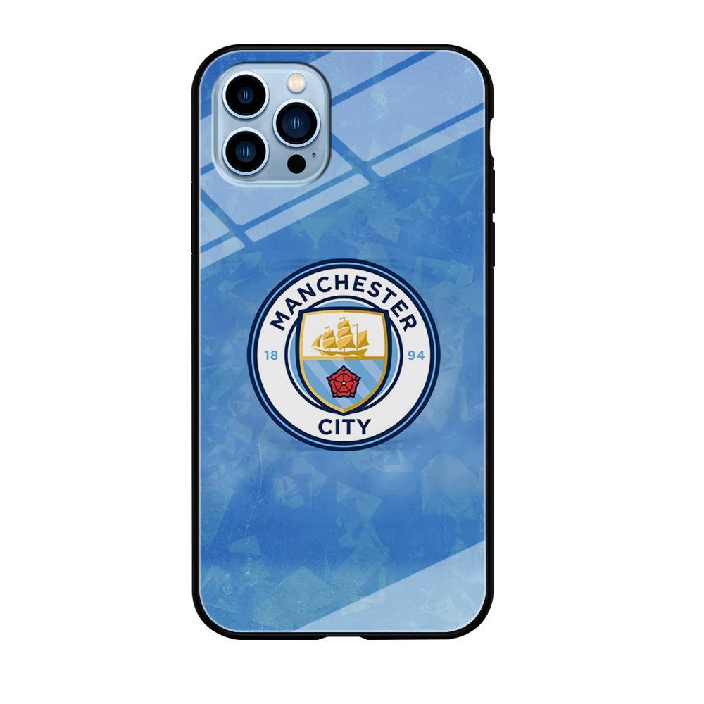 Manchester City Blue Abstract iPhone 12 Pro Max Case