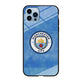 Manchester City Blue Abstract iPhone 12 Pro Case