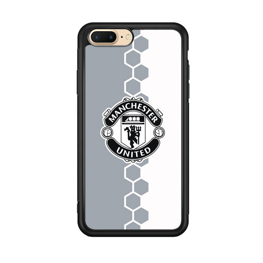 Manchester United Hexagon Pattern iPhone 7 Plus Case