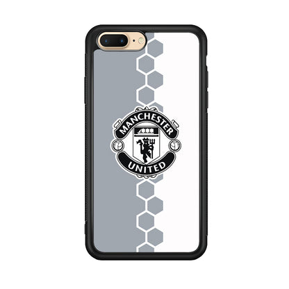 Manchester United Hexagon Pattern iPhone 8 Plus Case