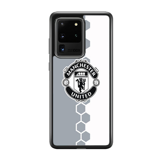 Manchester United Hexagon Pattern Samsung Galaxy S20 Ultra Case