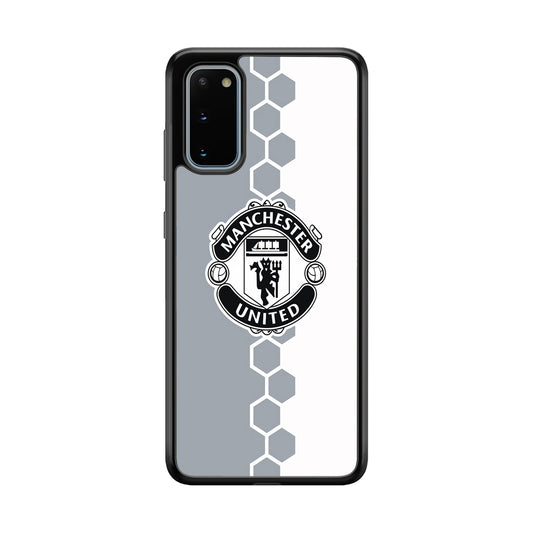 Manchester United Hexagon Pattern Samsung Galaxy S20 Case