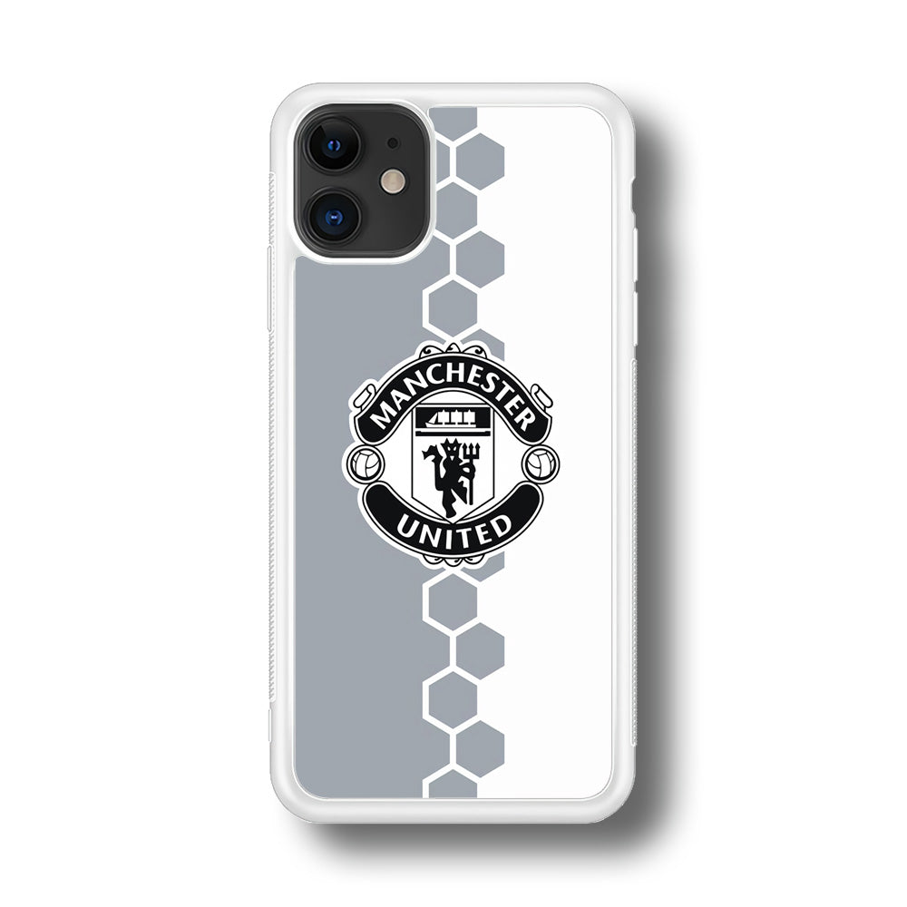 Manchester United Hexagon Pattern iPhone 11 Case