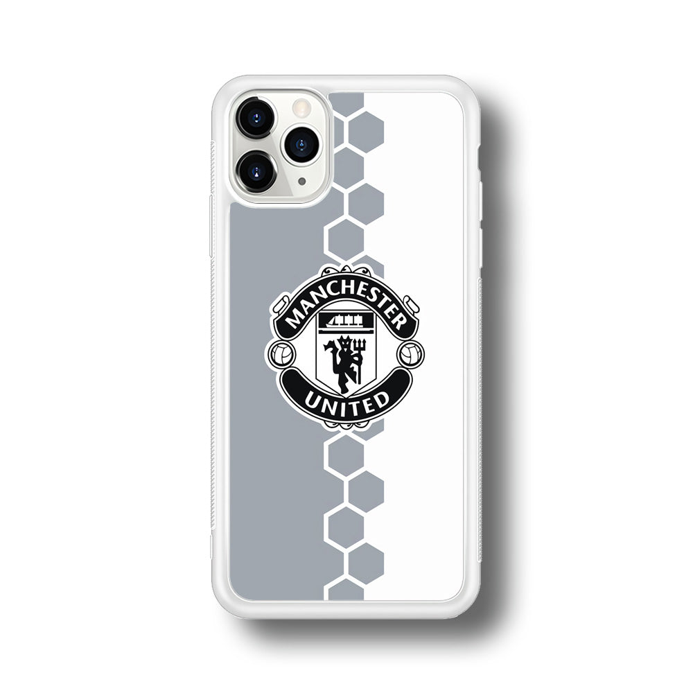 Manchester United Hexagon Pattern iPhone 11 Pro Max Case