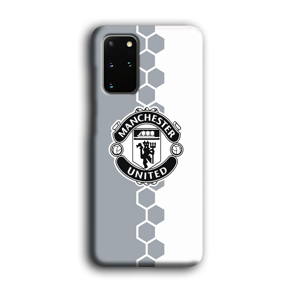 Manchester United Hexagon Pattern Samsung Galaxy S20 Plus Case