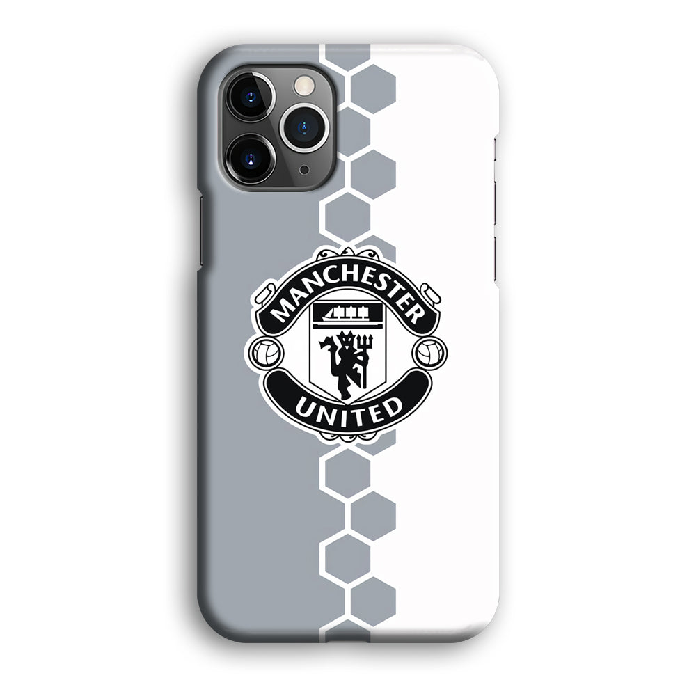 Manchester United Hexagon Pattern iPhone 12 Pro Case