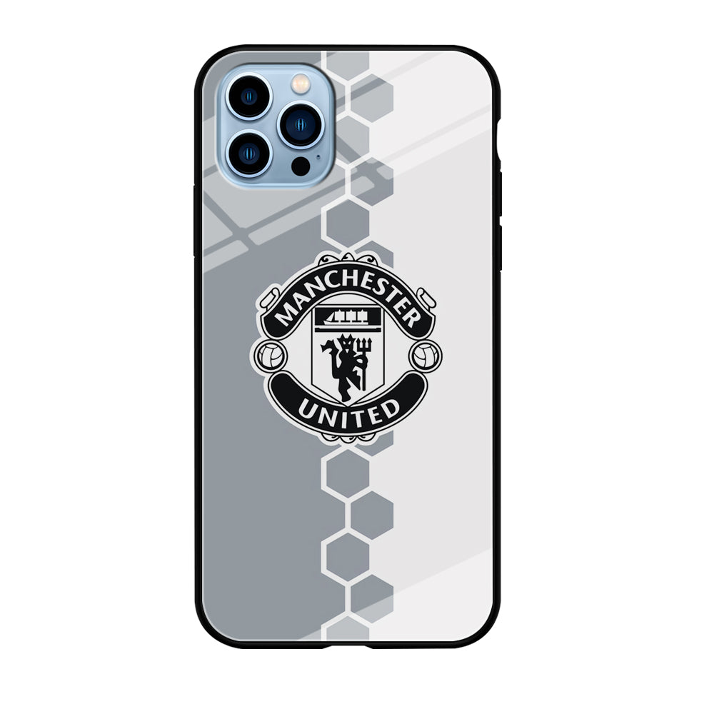 Manchester United Hexagon Pattern iPhone 12 Pro Case