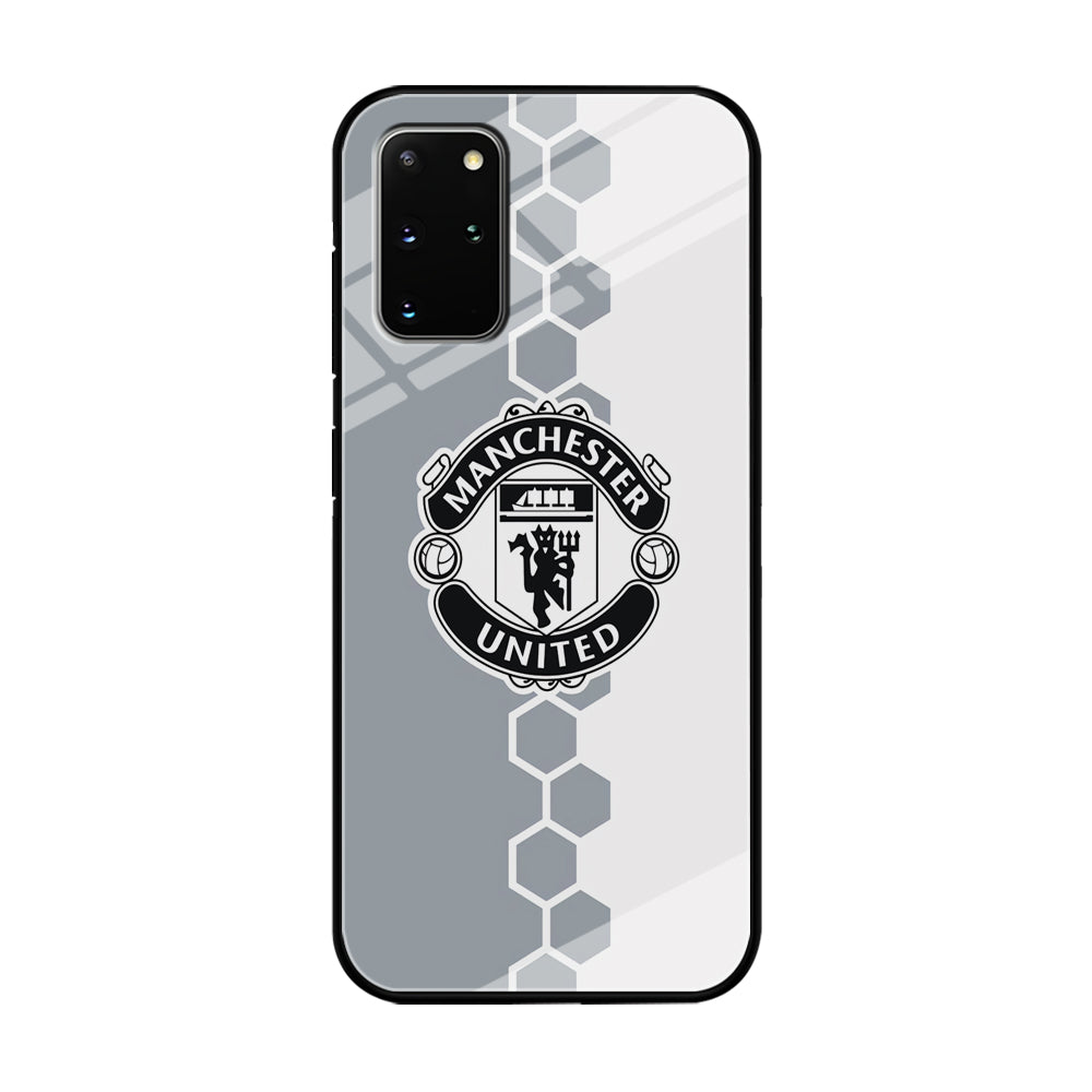 Manchester United Hexagon Pattern Samsung Galaxy S20 Plus Case