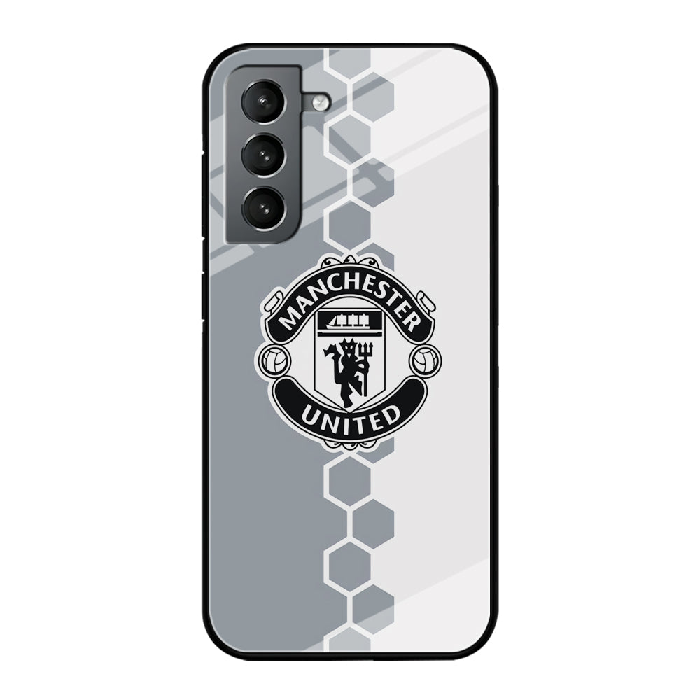 Manchester United Hexagon Pattern Samsung Galaxy S21 Case