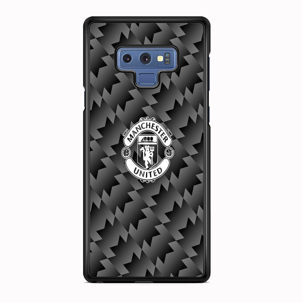 Manchester United Black Carbon Logo Samsung Galaxy Note 9 Case