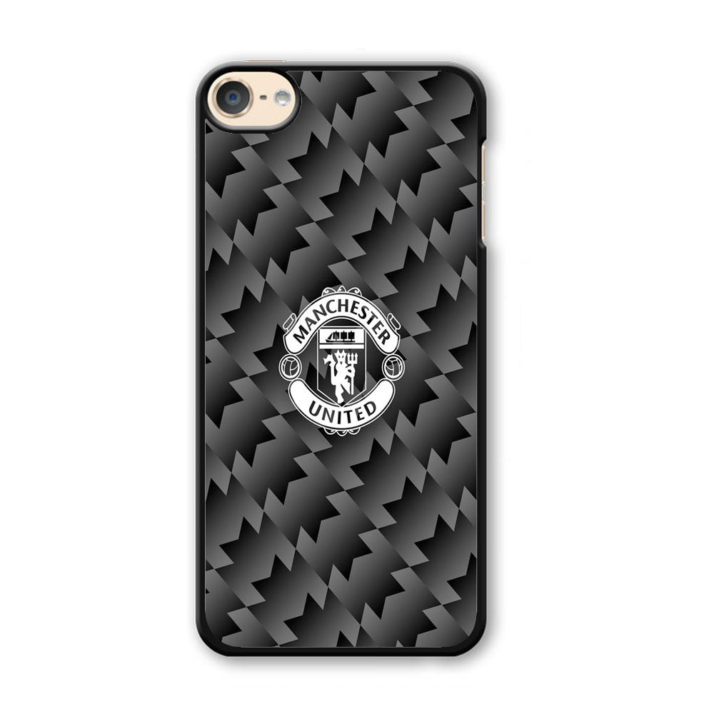 Manchester United Black Carbon Logo iPod Touch 6 Case