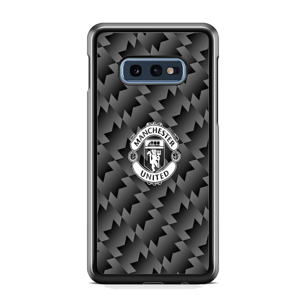 Manchester United Black Carbon Logo Samsung Galaxy 10e Case