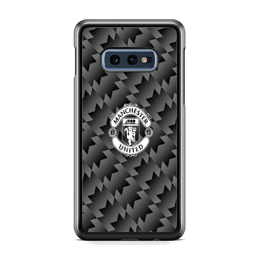 Manchester United Black Carbon Logo Samsung Galaxy 10e Case