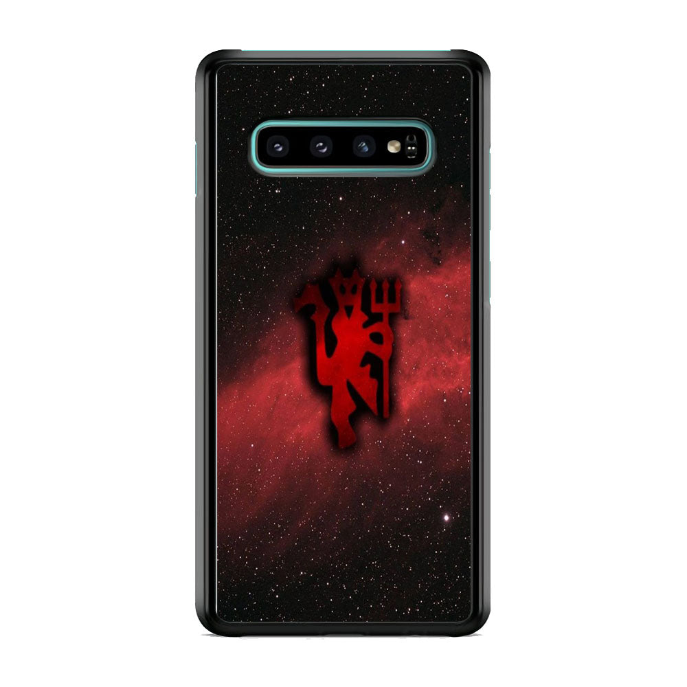 Manchester United Devil Galaxy Samsung Galaxy S10 Case