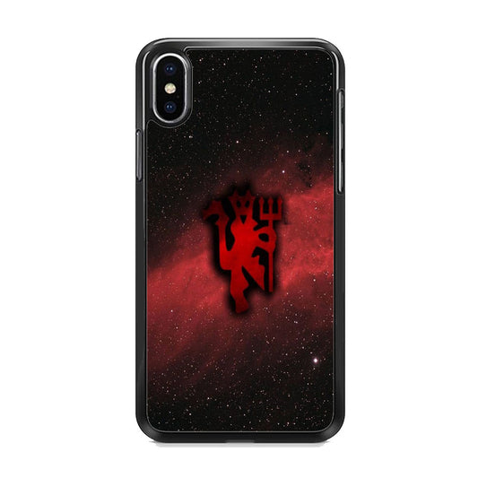 Manchester United Devil Galaxy iPhone Xs Case