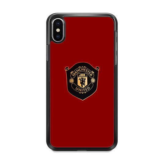 Manchester United New Emblem iPhone Xs Case