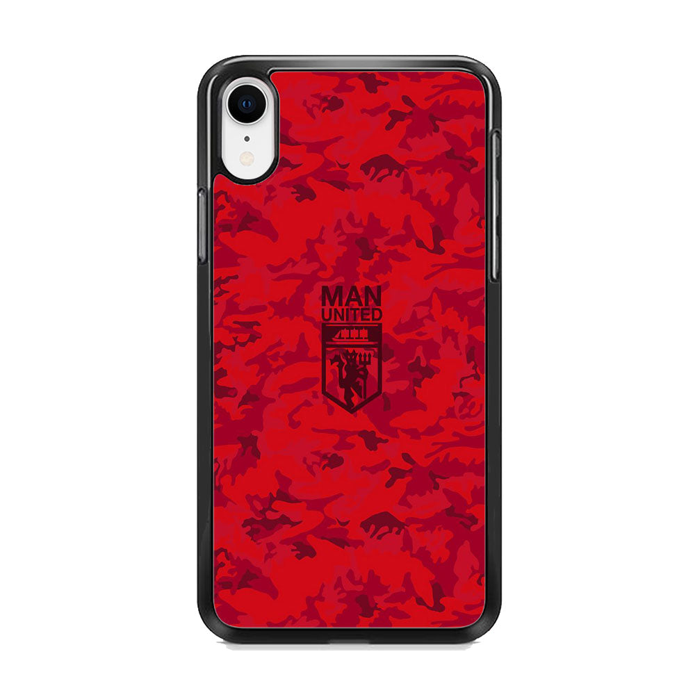 Manchester United Red Camo iPhone XR Case
