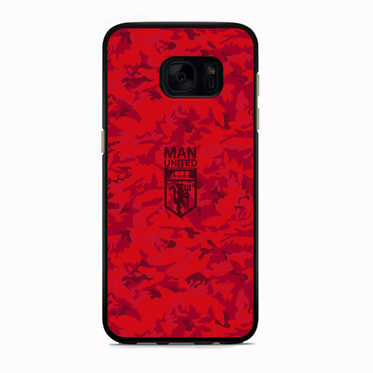 Manchester United Red Camo Samsung Galaxy S7 Edge Case