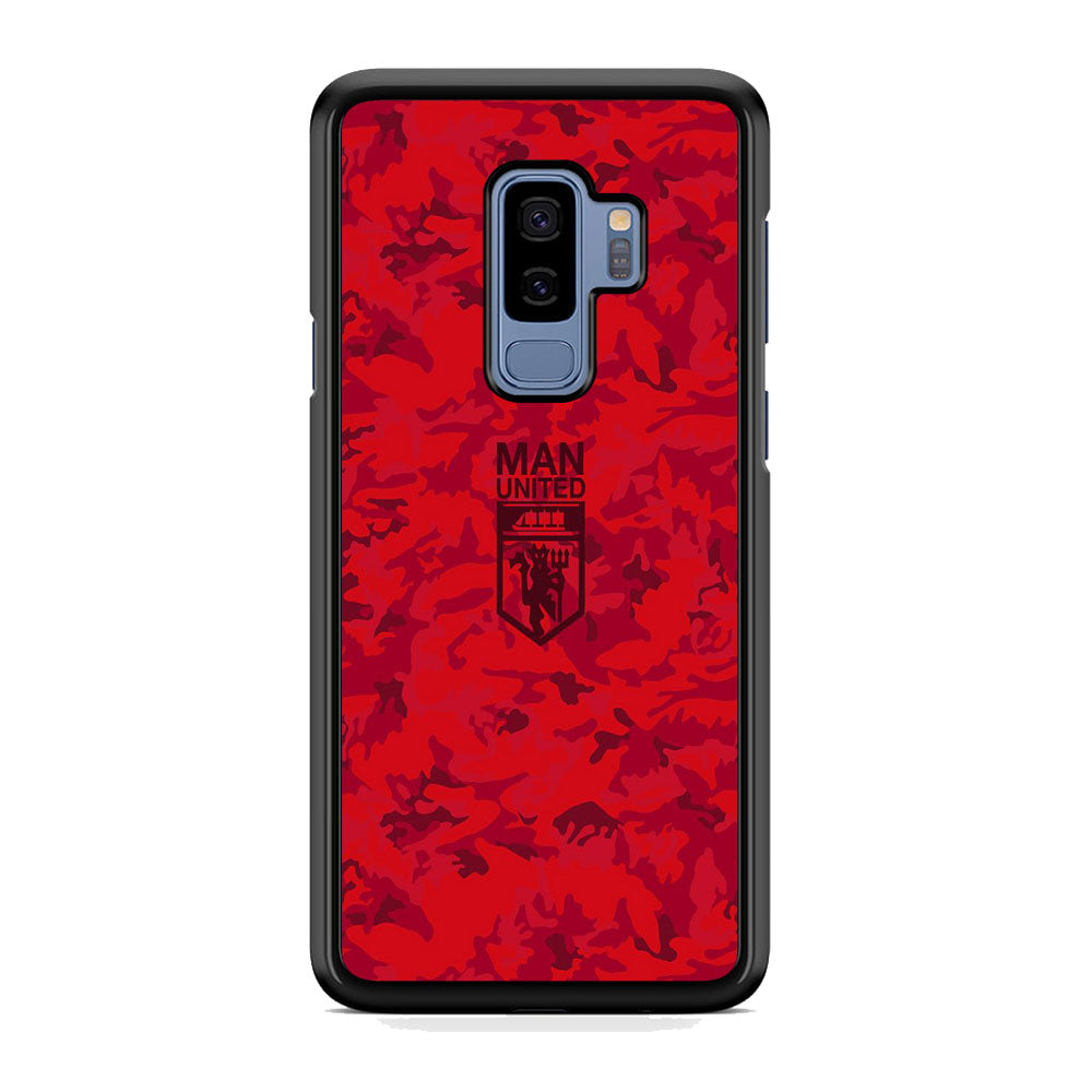 Manchester United Red Camo Samsung Galaxy S9 Plus Case
