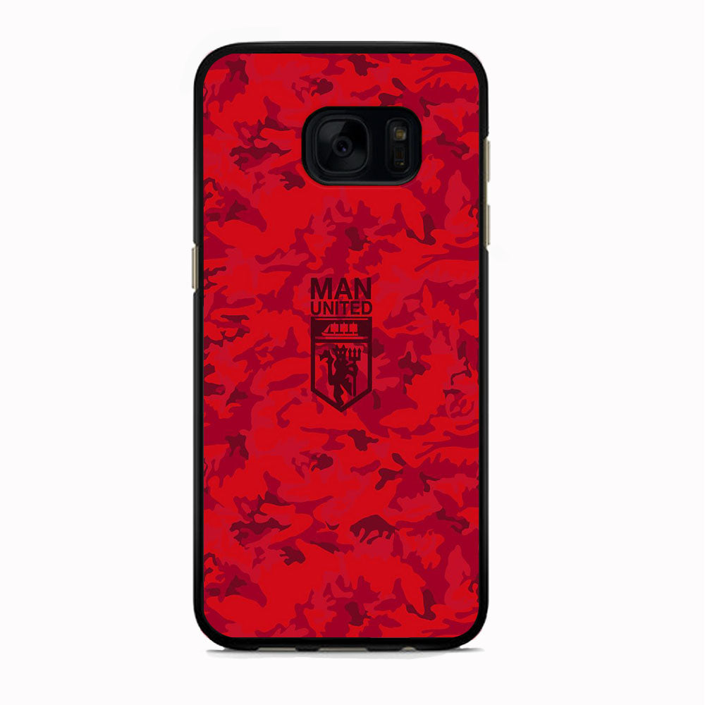 Manchester United Red Camo Samsung Galaxy S7 Case
