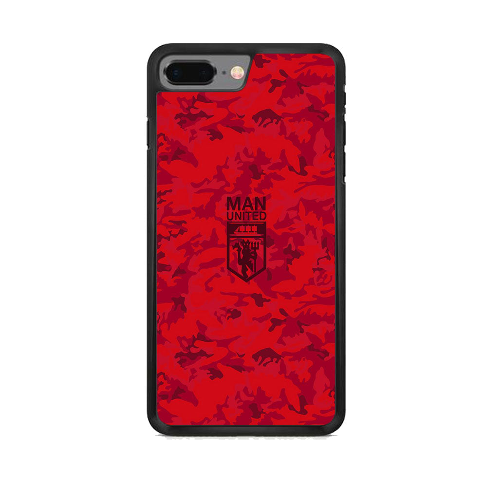 Manchester United Red Camo iPhone 8 Plus Case