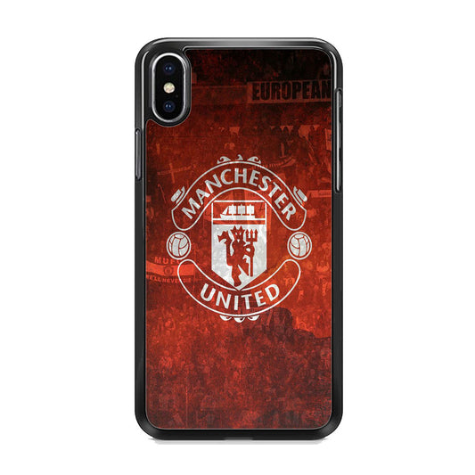 Manchester United Red Fans Stadium iPhone Xs Case