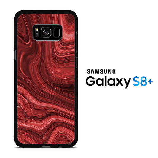 Marble Red Maroon 004 Samsung Galaxy S8 Plus Case - ezzystore - Phone Case