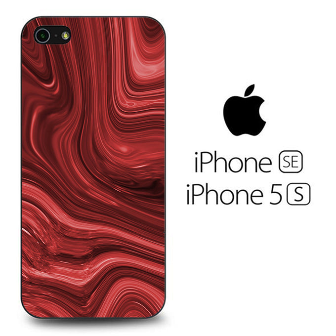 Marble Red Maroon 004 iPhone 5 | 5s Case