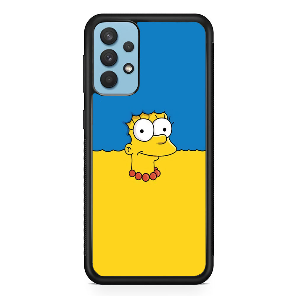 Marge Simpson Hair Samsung Galaxy A32 Case