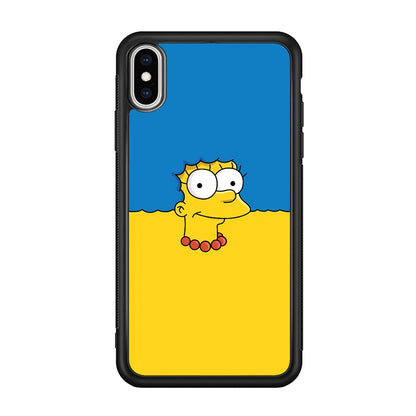 Marge Simpson Hair iPhone XS Case