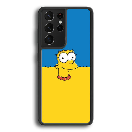 Marge Simpson Hair Samsung Galaxy S21 Ultra Case - Ezzystore