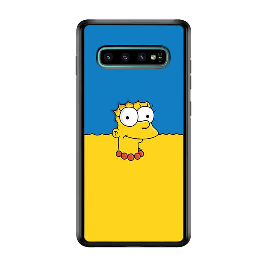 Marge Simpson Hair Samsung Galaxy S10 Case