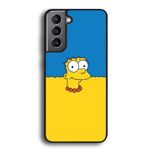 Marge Simpson Hair Samsung Galaxy S21 Case