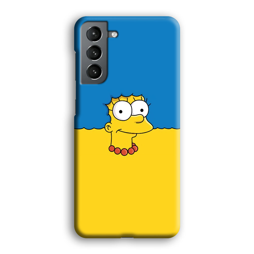 Marge Simpson Hair Samsung Galaxy S21 Case