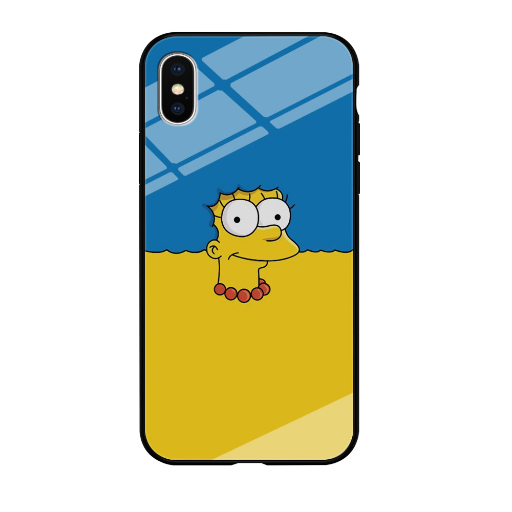 Marge Simpson Hair iPhone XS Case