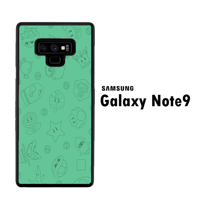 Mario Equipment Green Samsung Galaxy Note 9 Case