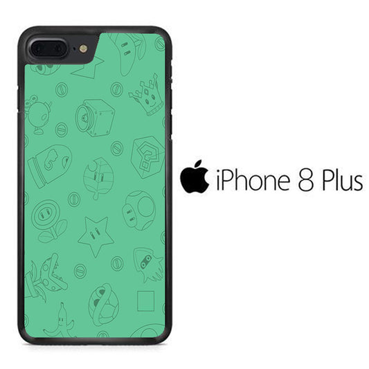 Mario Equipment Green iPhone 8 Plus Case
