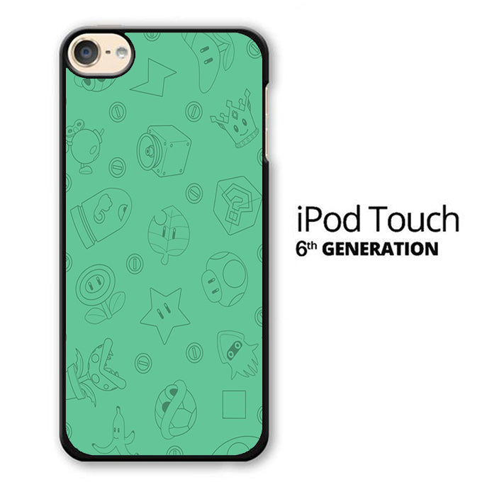 Mario Equipment Green iPod Touch 6 Case