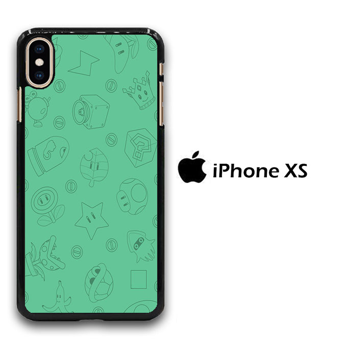 Mario Equipment Green iPhone Xs Case