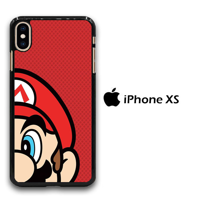 Mario Half Head iPhone Xs Case